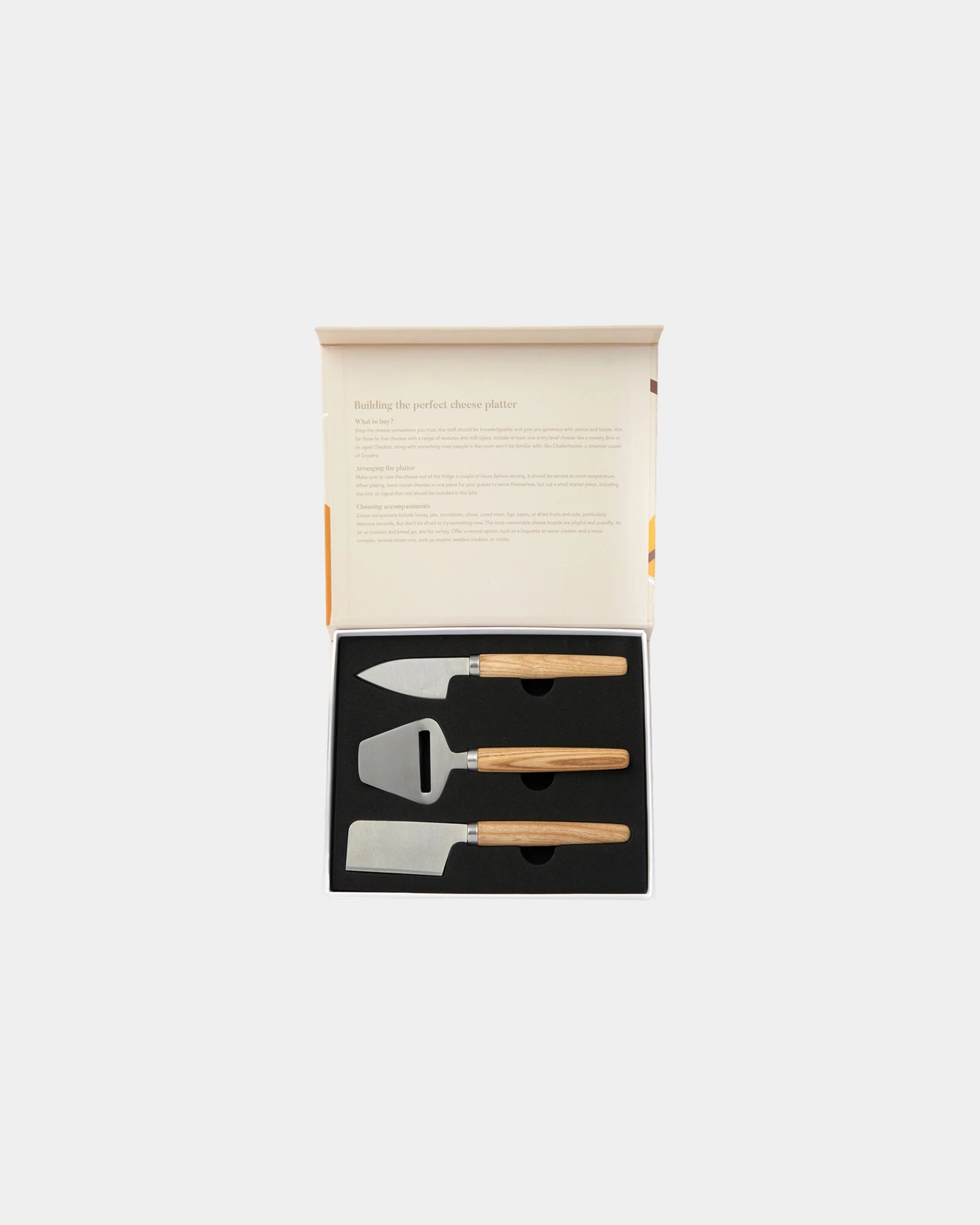 Set coltelli formaggio legno frassino da personalizzare - 1
